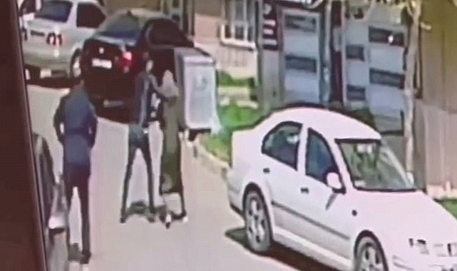 Kayınbiraderini vurduğu an kamerada