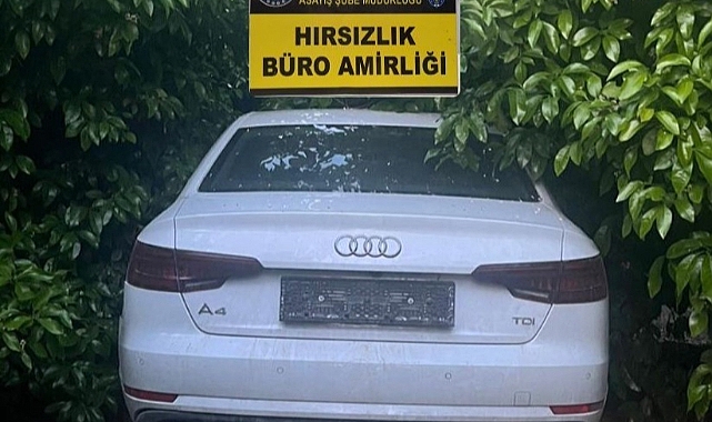 Osmaniye’de çalınan otomobil Adana’da bulundu