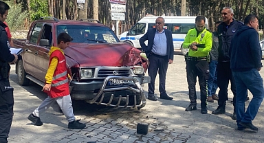 Pikaplar çarpıştı: 2 yaralı