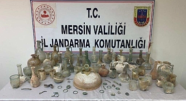 Roma dönemine ait 120 tarihi eser ele geçirildi