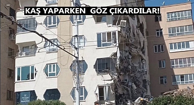 Şanlıurfa'da ekipler hasarsız binaya zarar verdi