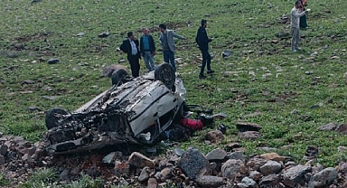 Siverek'te otomobil takla attı: 1 ölü, 3 yaralı