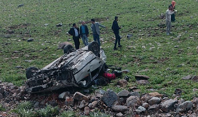 Siverek'te otomobil takla attı: 1 ölü, 3 yaralı