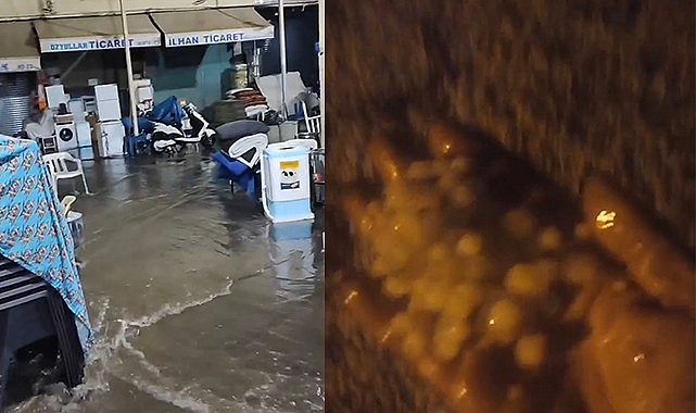 Siverek'te şiddetli yağmur sele neden oldu