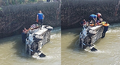 Sulama kanalında can pazarı 2 ölü 1 yaralı