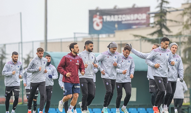 Trabzonspor, Beşiktaş maçı hazırlıklarına başladı