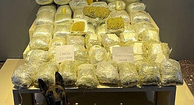 Yolcu otobüsünde uyuşturucu ele geçirildi