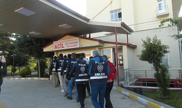 9 ilde silahlı terör örgütü mensuplarına operasyon