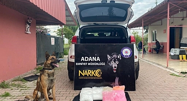 Adana'da bir araçtan kilolarca metanfetamin çıktı