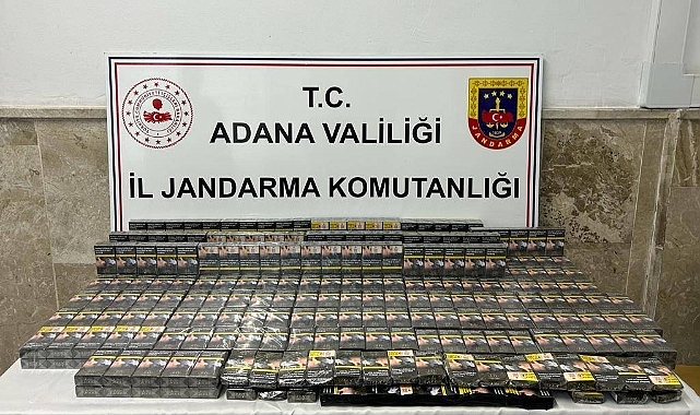Adana'da kilolarca kaçak tütün ele geçirildi
