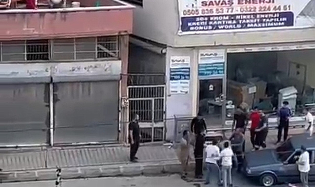 Adana’da sokak ringe dönüştü