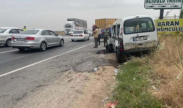 Akçakale’de feci kaza!