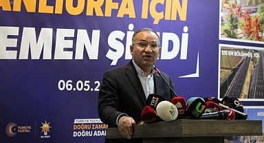 Bakan Bozdağ'dan Urfalılara hızlı tren müjdesi