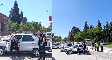 Birecik’te durdurulan araçta silah ve uyuşturucu çıktı