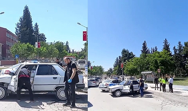 Birecik’te durdurulan araçta silah ve uyuşturucu çıktı