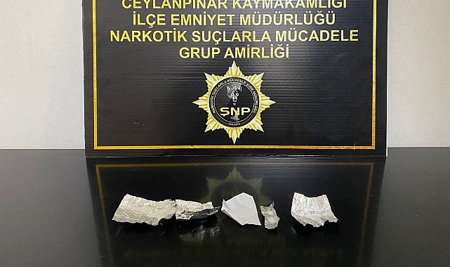 Urfa'da şüphelenen şahsın üzerinde uyuşturucu çıktı