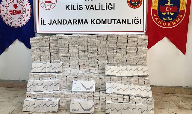 Çok sayıda kaçak sigara ele geçirildi
