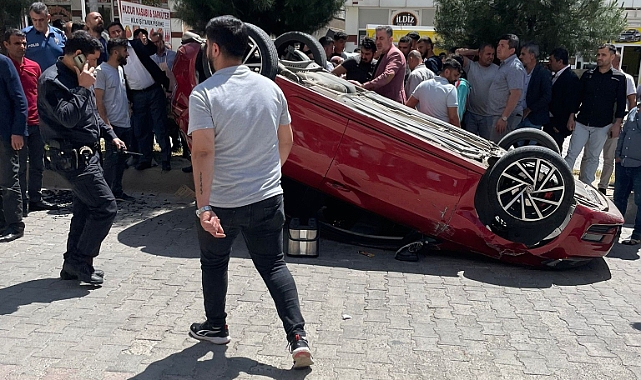Diyarbakır'da otomobil takla attı: 3 yaralı