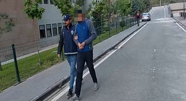 Evin garajına giren hırsızlık şüphelileri yakalandı