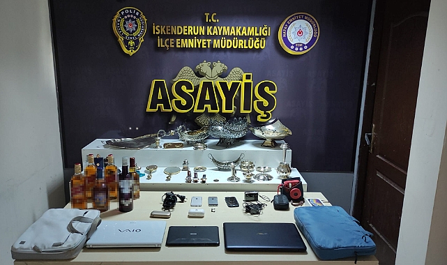 Hatay'da hırsızlık yapan şüpheli yakalandı