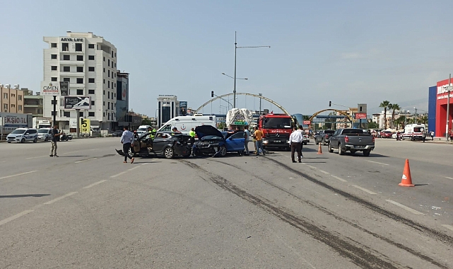 Hatay'da zincirleme kaza! Yaralılar var