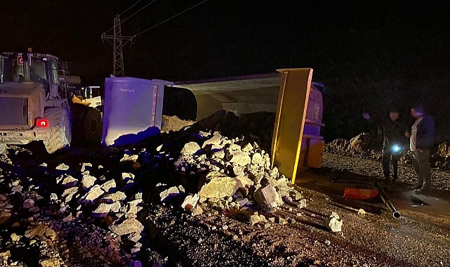 Malatya'da kamyon kaza yaptı: 1 yaralı