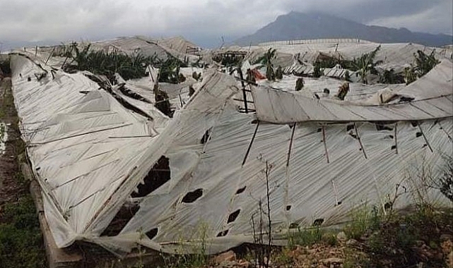 Mersin'de çıkan hortum hayatı felç etti