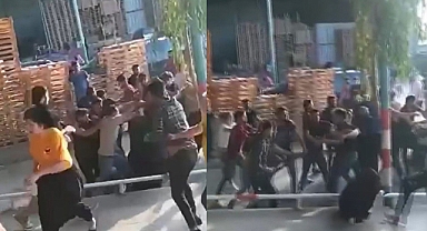 Mersin'de taşlı, sopalı kavga!