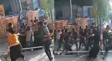 Mersin'de taşlı, sopalı kavga!