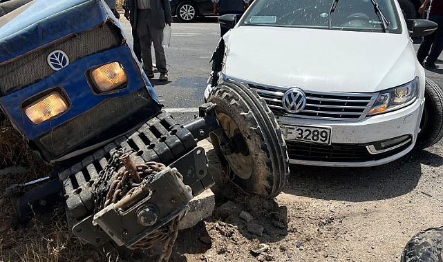 Nusaybin'de kaza: 1 yaralı