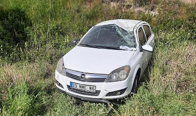 Otomobil şarampole yuvarlandı: 4 yaralı