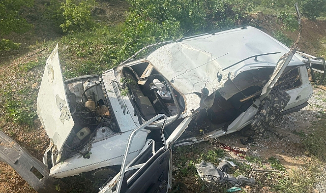 Otomobil takla attı: 1’i ağır 3 yaralı