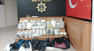 Şanlıurfa'da kilolarca skunk maddesi ele geçirildi