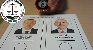 Urfa Barosu'ndan toplu oy iddialarına açıklama!