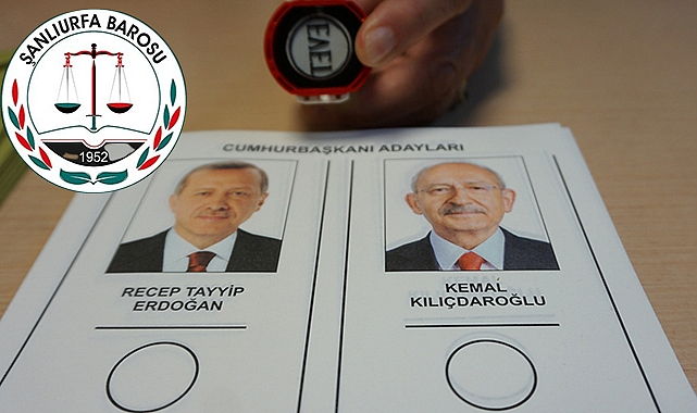 Urfa Barosu'ndan toplu oy iddialarına açıklama!