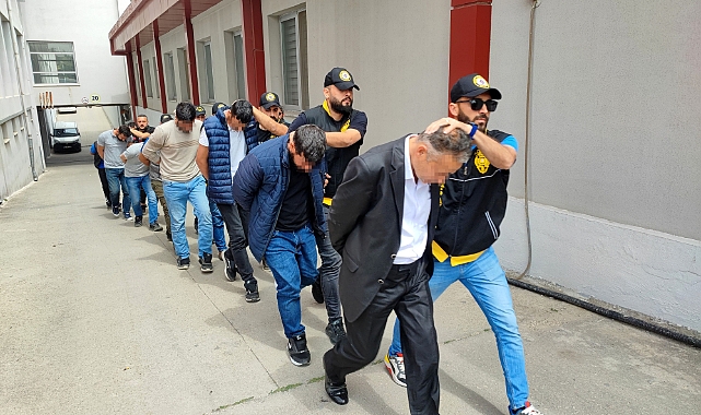 Urfa dahil otomobil çetesine operasyon! 24 gözaltı