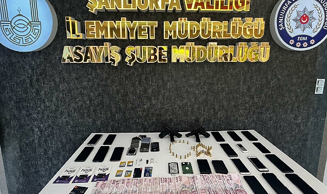 Urfa merkezli 6 ilde dolandırıcılık operasyonu! 21 gözaltı