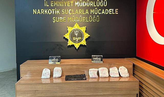 Uyuşturucuyu sakladığı yer pes dedirtti