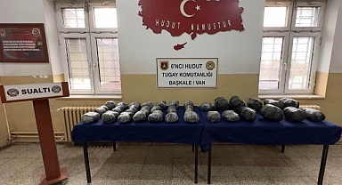 Van hudut hattında kilolarca uyuşturucu madde ele geçirildi