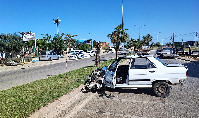 Yakınlarına çarpan kişinin üzerine kurşun yağdırdı