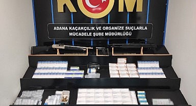 Adana'da binlerce uyuşturucu ele geçirildi