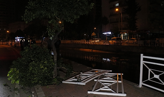 Adana'da otomobil sulama kanalına uçtu