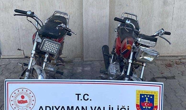 Adıyaman'da çalıntı motosiklet bulundu