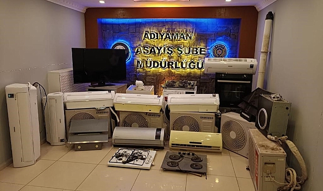 Adıyaman'da hırsızlık yapan şahıslar yakalandı
