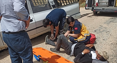 Adıyaman'da iki araç birbirine girdi