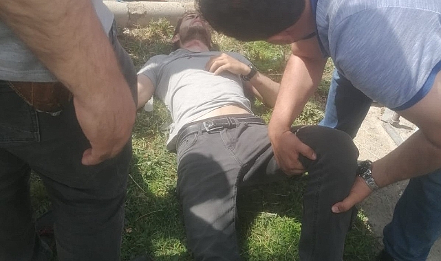 Adıyaman'da motosiklet polise çarptı! 2 yaralı