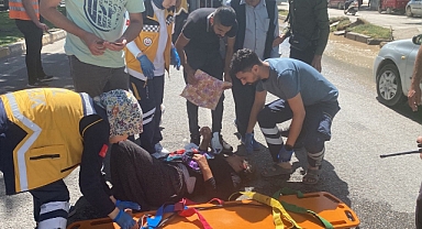 Adıyaman'da otomobil yayaya çarptı