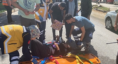 Adıyaman'da otomobil yayaya çarptı
