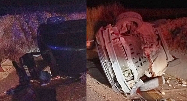 Adıyaman'da polis memurları kaza yaptı: 3 yaralı