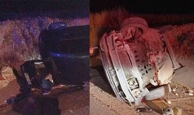 Adıyaman'da polis memurları kaza yaptı: 3 yaralı